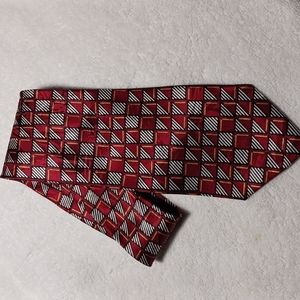 Monterey County By The Sea Hand Sewn for Men's Wearhouse. Satin Red,Black  Gold